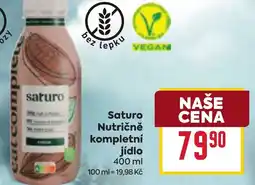 Billa Saturo Nutričně kompletní jídlo nabídka