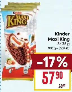 Billa Kinder Maxi King nabídka