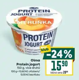 Billa Olma Protein jogurt nabídka