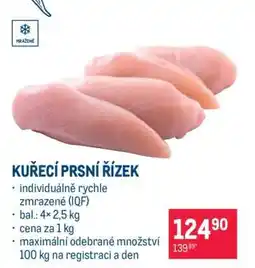 Makro Kuřecí prsní řízek nabídka