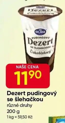 Hruška Dezert pudingový se šlehačkou nabídka
