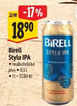 Albert Birell stylu IPA nabídka