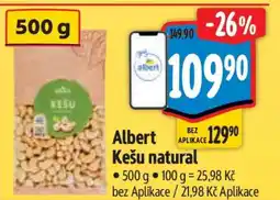 Albert Albert Kešu natural • nabídka