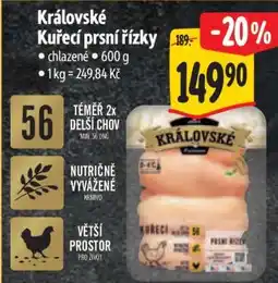 Albert Královské kuřecí prsí řízky nabídka