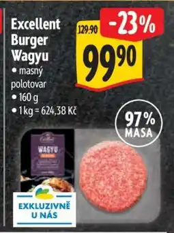 Albert Excellent Burger Wagyu nabídka
