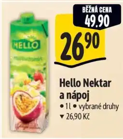 Albert Hello Nektar a nápoj nabídka
