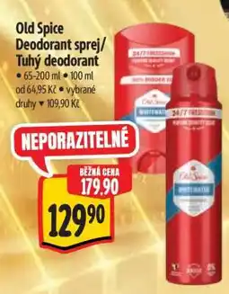 Albert Old Spice Deodorant sprej/Tuhý deodorant nabídka