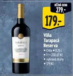 Albert Viña Tarapacá Reserva nabídka