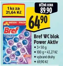 Albert Bref WC blok Power aktiv nabídka