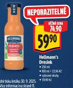 Albert HELLMANN’S DRESINK nabídka