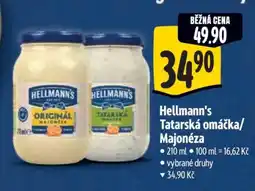Albert HELLMANN'S TATARSKÁ OMÁČKA, MAJONÉZA nabídka