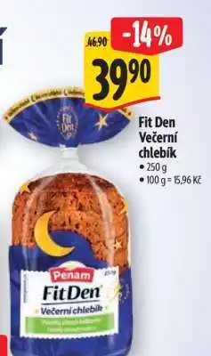 Albert Fit Den Večerní chlebík nabídka