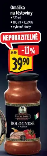 Albert Omáčka na těstoviny Bolognese nabídka