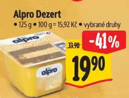 Albert Alpro dezert nabídka