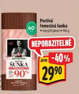 Albert Poctivá řemeslná šunka nabídka