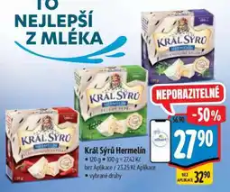 Albert Král Sýrů Hermelín nabídka