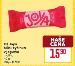 Billa Fit Joya Müsli tyčinka v jogurtu malina nabídka