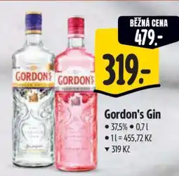 Albert Gordon’s Gin nabídka