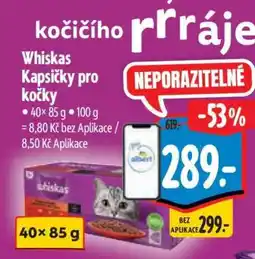 Albert Whiskas kapsičky pro kočky nabídka
