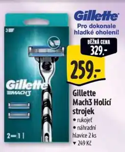 Albert Gillette Mach3 holicí strojek nabídka