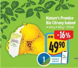 Albert Nature's Promise Bio Citrony balené nabídka