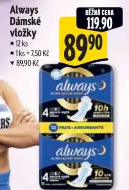 Albert Always Dámské vložky nabídka