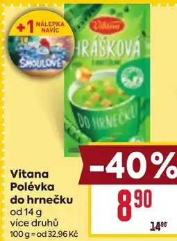 Billa Vitana Polévka do hrnečku nabídka