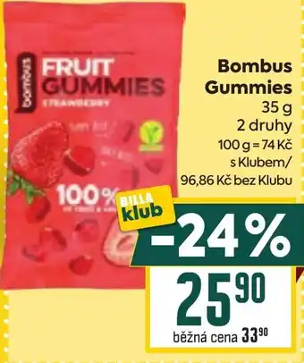 Billa Bombus Gummies nabídka