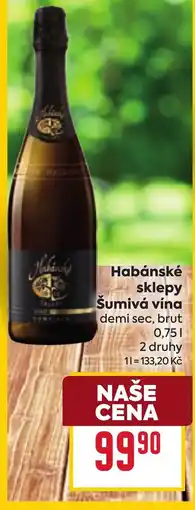 Billa Habánské sklepy Šumivá vína nabídka
