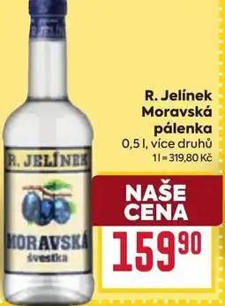 Billa R. Jelínek Moravská pálenka nabídka