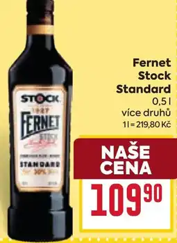Billa Fernet Stock Standard nabídka