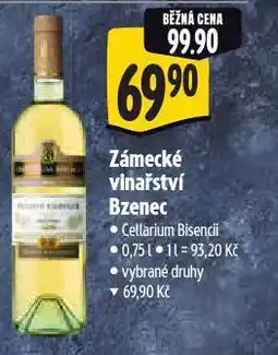 Albert Zámecké vinařství bzenec nabídka