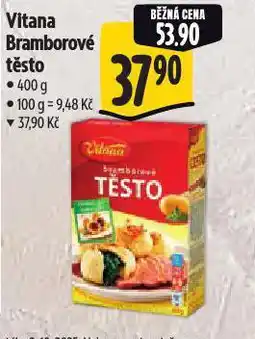 Albert Vitana bramborové těsto nabídka