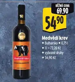 Albert Medvědí krev nabídka