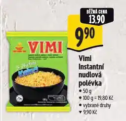Albert Vimi instatní nudlová polévka nabídka
