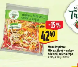 Albert Menu inspirace mix salátový - mrkev, bílé zelí, celer, řepa nabídka