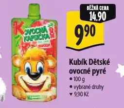 Albert Kubík dětské ovocné pyré nabídka