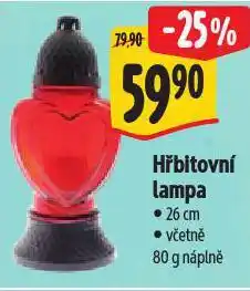 Albert Hřbitovní lampa nabídka
