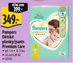Albert Pampers pants premium care nabídka