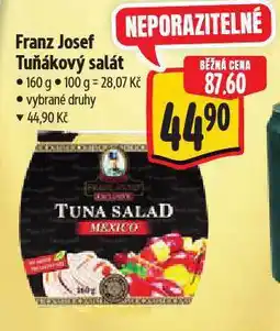 Albert Franz josef tuňákový salát nabídka