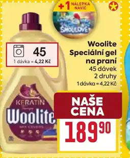 Billa Woolite Speciální gel na praní nabídka