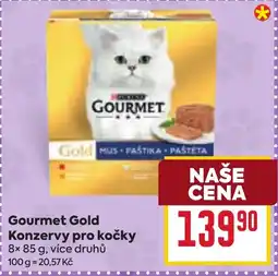 Billa Gourmet Gold Konzervy pro kočky nabídka