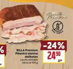 Billa Billa premium pikantní slanina deliktes nabídka