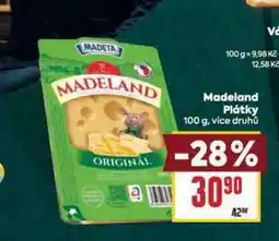 Billa Madeland plátky nabídka