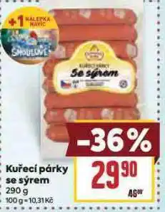 Billa Kuřecí plátky se sýrem nabídka