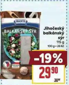 Billa Jihočeský balkánský sýr nabídka