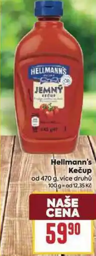 Billa Hellman´s kečup nabídka