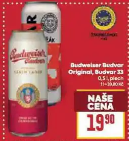 Billa Budweiser budvar 33 nabídka