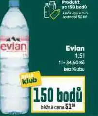 Billa Evian nabídka