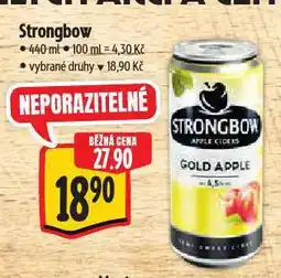 Albert Strongbow cider nabídka